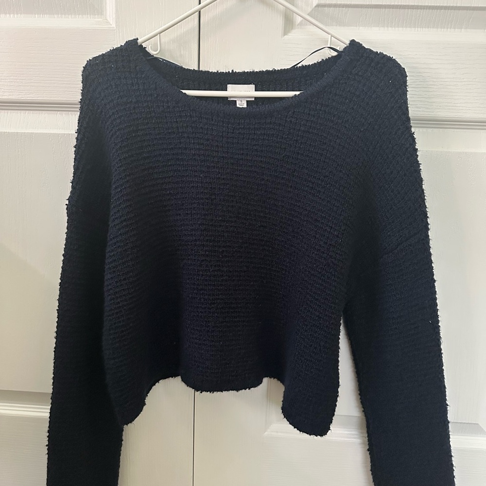 La Hearts Blue Crew Neck Sweater
